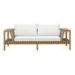 Modern Network 120 Outdoor Teak Sofa by Roda | Casa Design Group