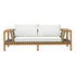 Modern Network 120 Outdoor Teak Sofa by Roda | Casa Design Group