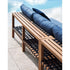 Modern Network 120 Outdoor Teak Sofa by Roda | Casa Design Group