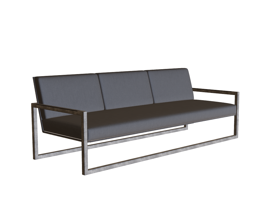 Comfortable Ninix Lounge Outdoor 3-Seater Sofa by Royal Botania Casa Design Group