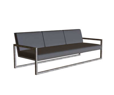 Comfortable Ninix Lounge Outdoor 3-Seater Sofa by Royal Botania Casa Design Group