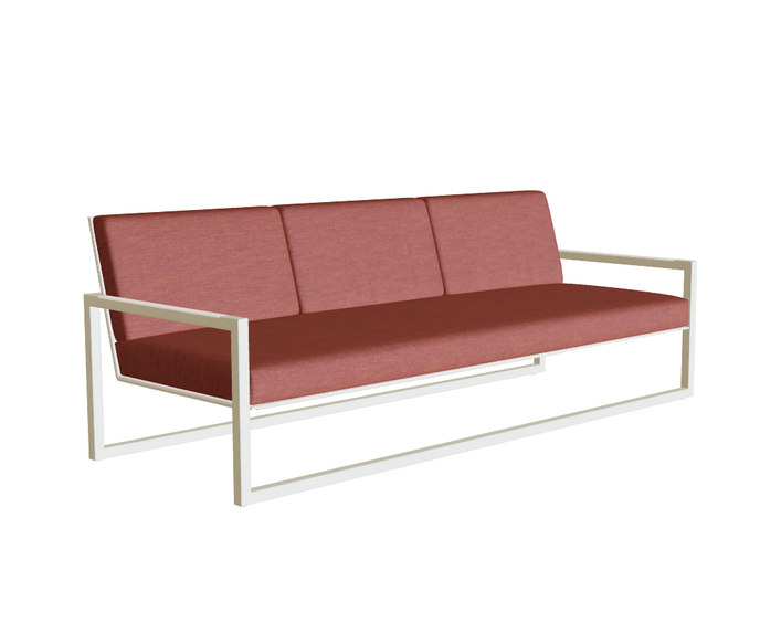 Comfortable Ninix Lounge Outdoor 3-Seater Sofa by Royal Botania Casa Design Group
