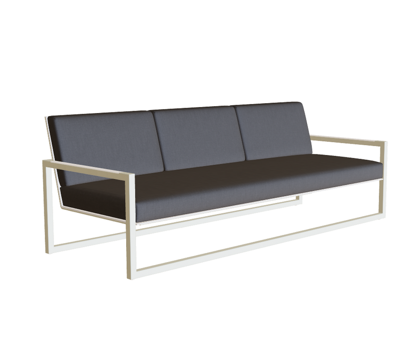 Comfortable Ninix Lounge Outdoor 3-Seater Sofa by Royal Botania Casa Design Group