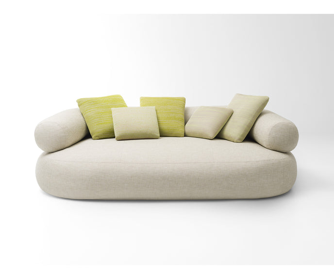 Contemporary  Noah Outdoor Sofa by Paola Lenti Featuring Removable Fabric Upholstery Casa Design Group