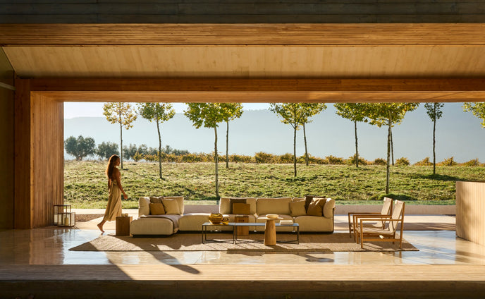 Nodi elegant modular sectional sofa by Yabu Pushelberg for Tribù | Casa Design Group