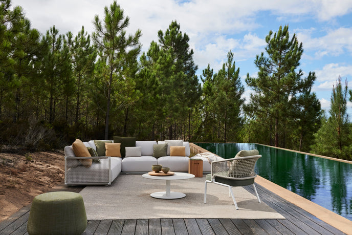 Nodi elegant modular sectional sofa by Yabu Pushelberg for Tribù | Casa Design Group