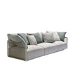 Contemporary Nodi Outdoor Sofa by Tribù with stainless steel frame and plush cushions | Casa Design Group