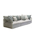 Contemporary Nodi Outdoor Sofa by Tribù with stainless steel frame and plush cushions | Casa Design Group