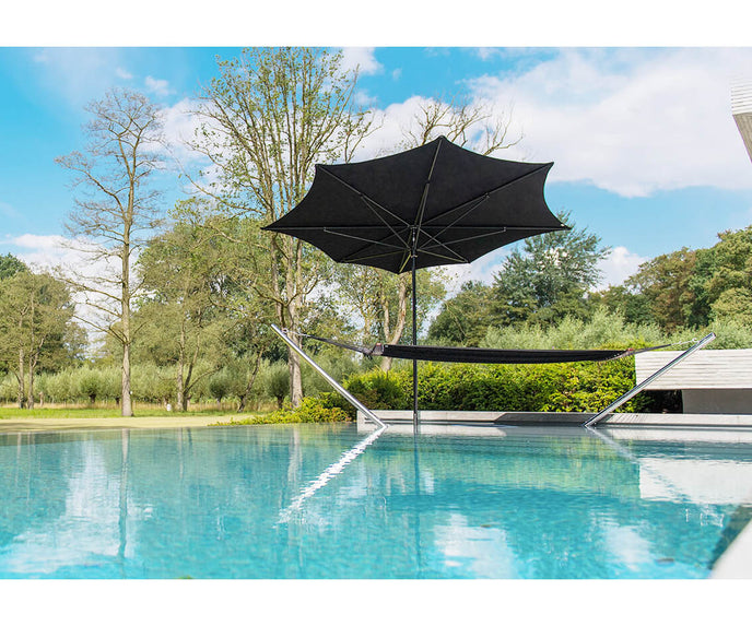 Contemporary Tuuci Ocean Master Razor Umbrella with asymmetrical canopy Casa Design Group
