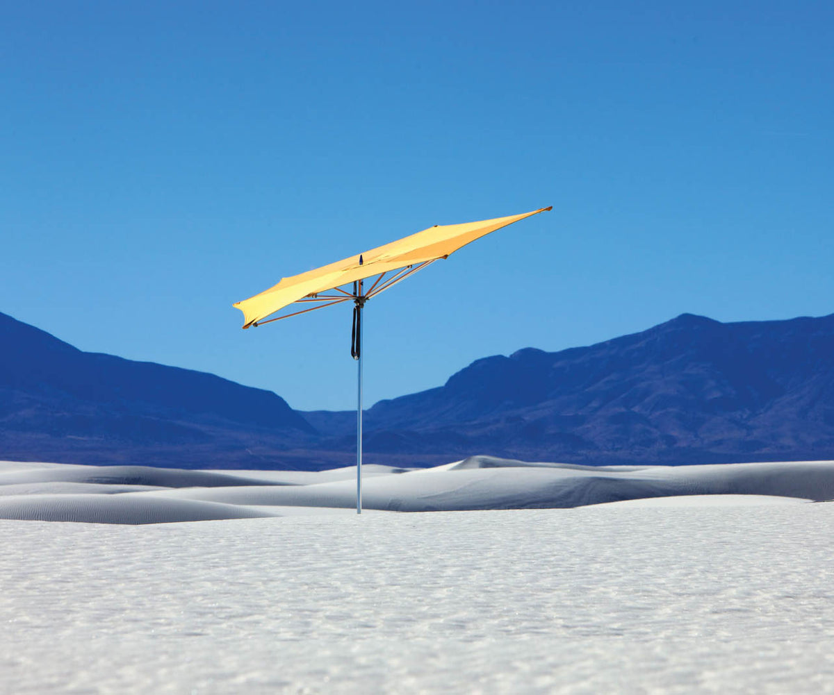 Contemporary Tuuci Ocean Master Razor Umbrella with asymmetrical canopy Casa Design Group