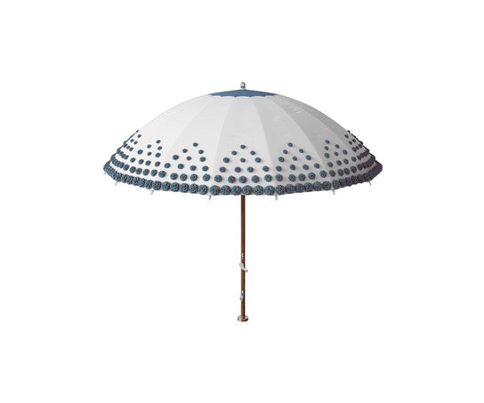 Tuuci Ombré Blossom Bolero Umbrella with hand-tufted outdoor blossoms – Casa Design Group