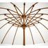 Modern outdoor Bolero parasol by Tuuci featuring curved ribs and titanium mast – Casa Design Group