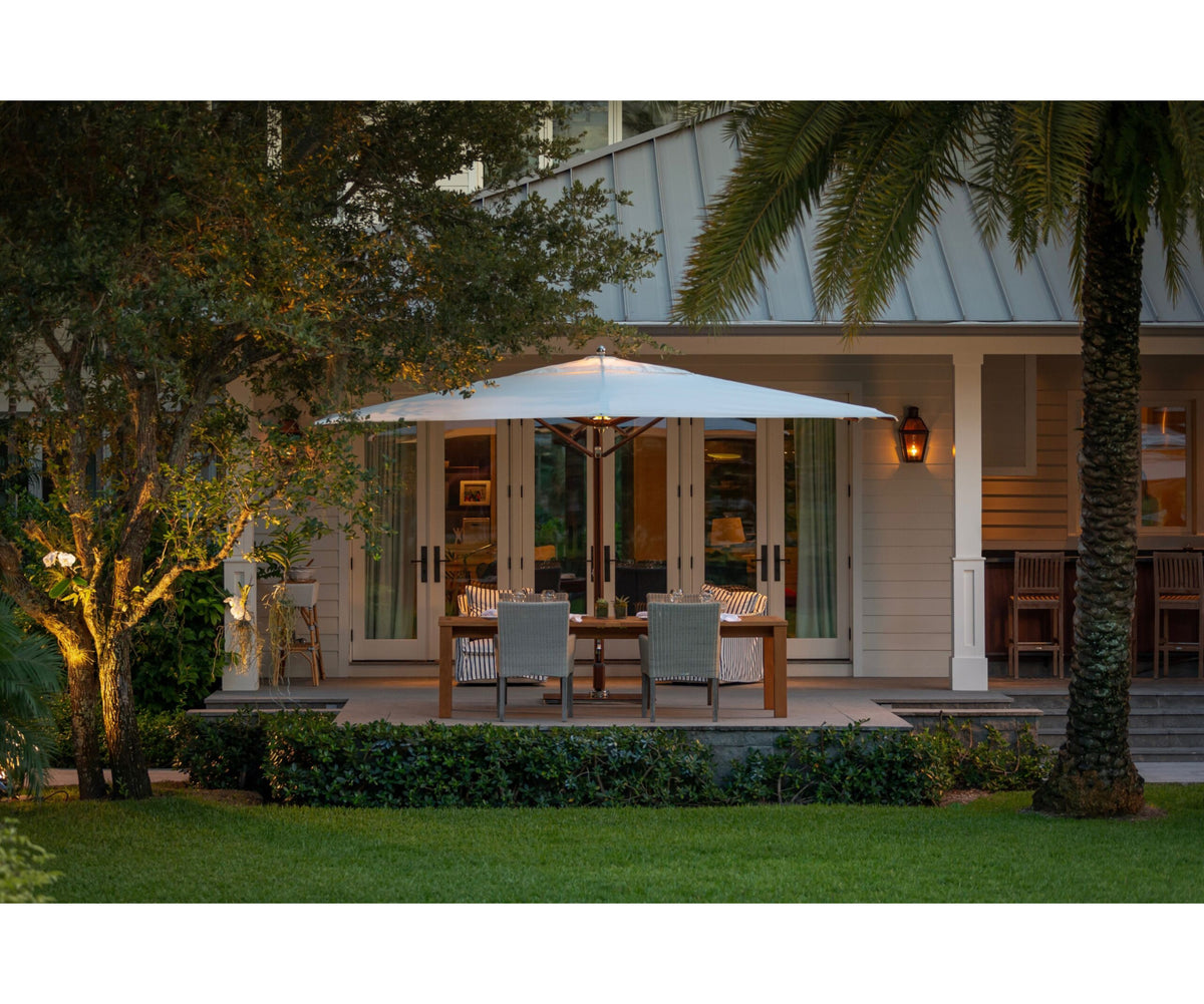 Durable marine-grade cantilever parasol by Tuuci – Casa Design Group