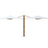 Luxury dual parasol by Tuuci with elegant marine-grade design – Casa Design Group