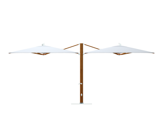 Luxury dual parasol by Tuuci with elegant marine-grade design – Casa Design Group