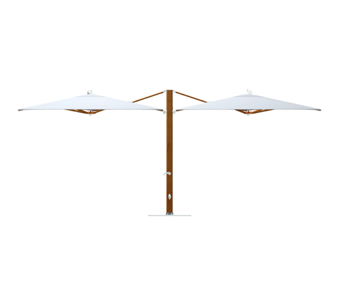 Luxury dual parasol by Tuuci with elegant marine-grade design – Casa Design Group