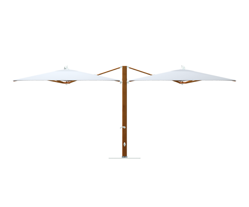 Luxury dual parasol by Tuuci with elegant marine-grade design – Casa Design Group