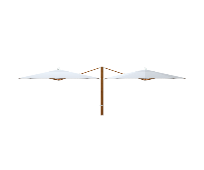 Luxury dual parasol by Tuuci with elegant marine-grade design – Casa Design Group