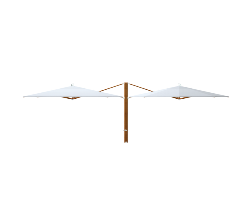 Luxury dual parasol by Tuuci with elegant marine-grade design – Casa Design Group