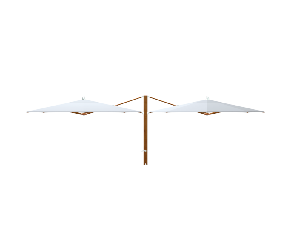 Luxury dual parasol by Tuuci with elegant marine-grade design – Casa Design Group