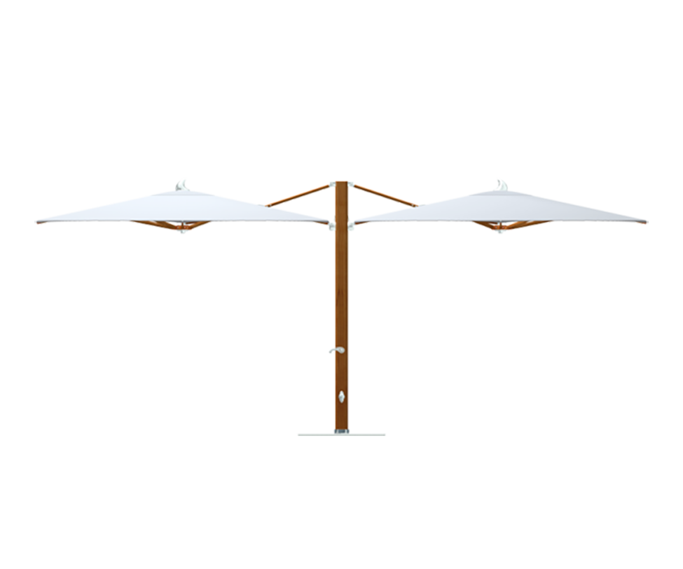 Luxury dual parasol by Tuuci with elegant marine-grade design – Casa Design Group