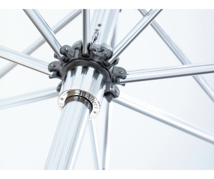 Elegant outdoor umbrella by Tuuci, durable and designed for beachfront properties | Casa Design Group