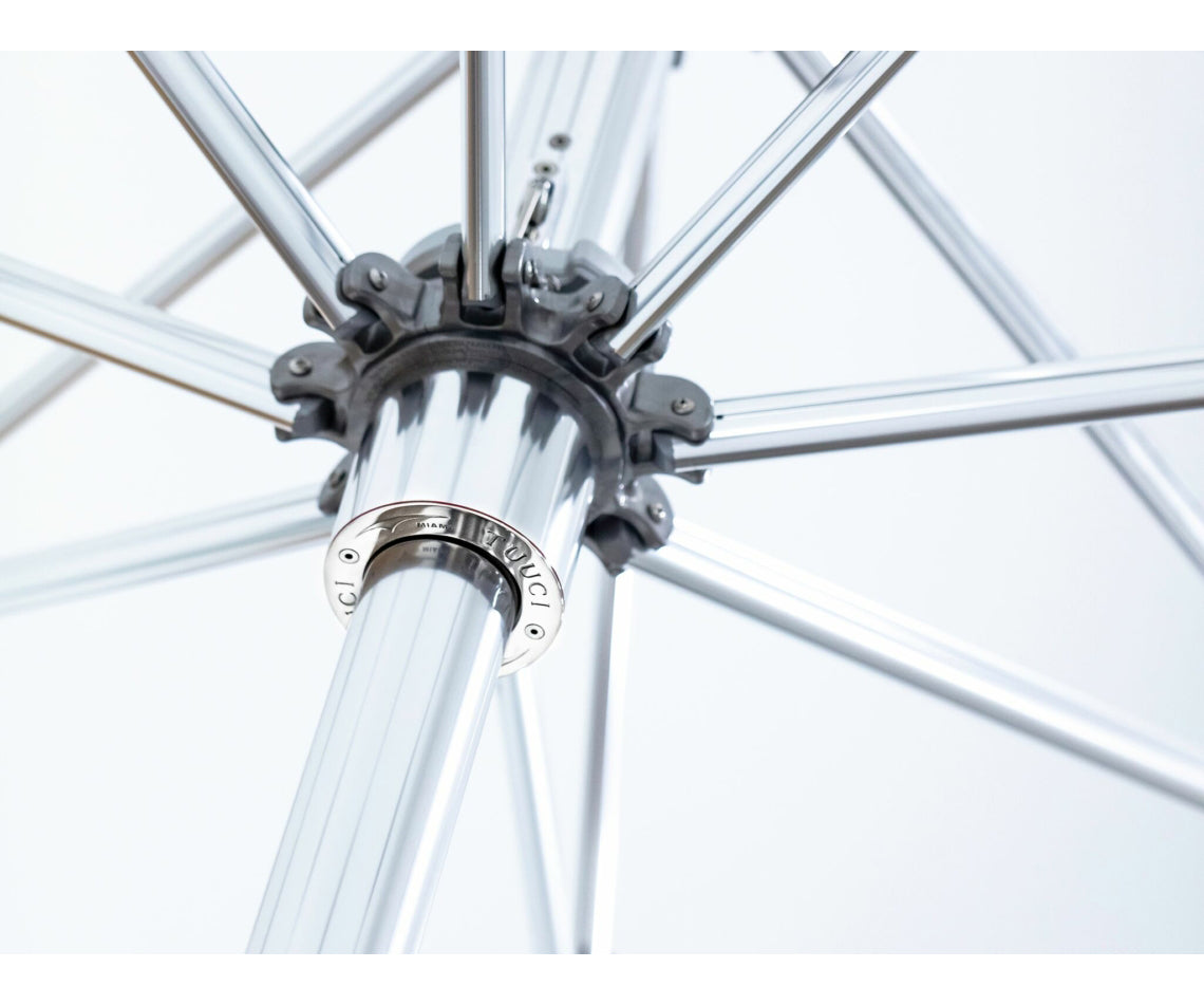 Elegant outdoor umbrella by Tuuci, durable and designed for beachfront properties | Casa Design Group