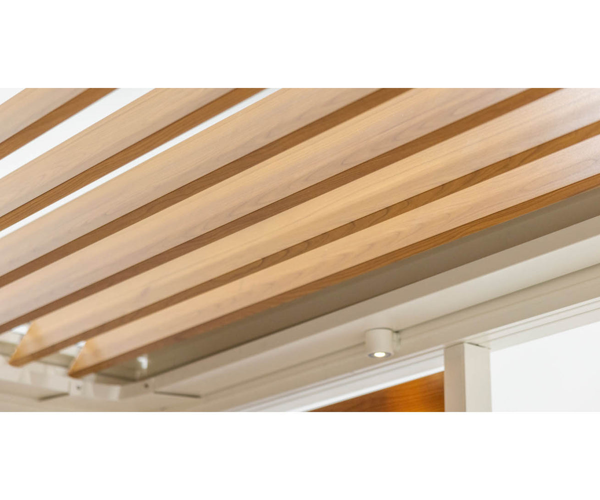 Luxury Tuuci Solanox Pergola with customizable walls and lighting Casa Design Group