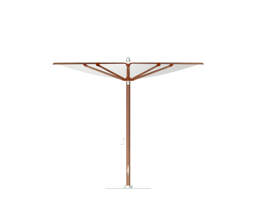Luxury Zero Horizon Cantilever Umbrella by Tuuci with sleek horizontal canopy – Casa Design Group