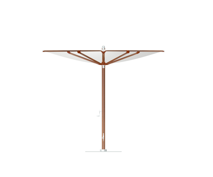 Luxury Zero Horizon Cantilever Umbrella by Tuuci with sleek horizontal canopy – Casa Design Group