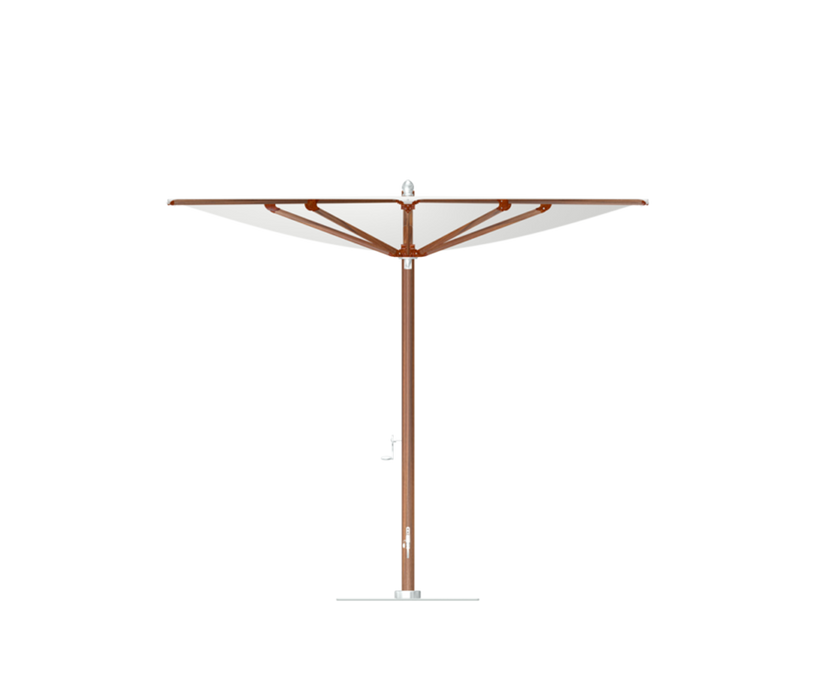 Luxury Zero Horizon Cantilever Umbrella by Tuuci with sleek horizontal canopy – Casa Design Group