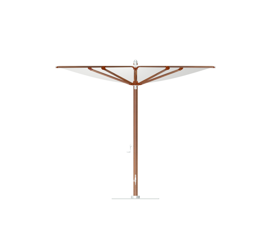 Luxury Zero Horizon Cantilever Umbrella by Tuuci with sleek horizontal canopy – Casa Design Group