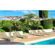 Luxury Zero Horizon Cantilever Umbrella by Tuuci with sleek horizontal canopy – Casa Design Group