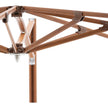 Luxury Zero Horizon Cantilever Umbrella by Tuuci with sleek horizontal canopy – Casa Design Group