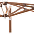 Luxury Zero Horizon Cantilever Umbrella by Tuuci with sleek horizontal canopy – Casa Design Group