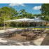 Durable commercial outdoor shade umbrella by TUUCI Ocean Master Mega Max – Casa Design Group