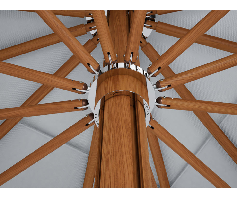 Durable commercial outdoor shade umbrella by TUUCI Ocean Master Mega Max – Casa Design Group