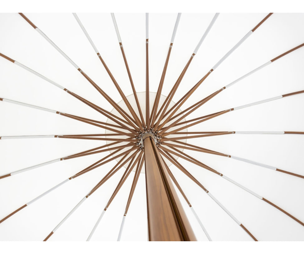 High-wind resistant luxury parasol Ocean Master Voilare by Tuuci – Casa Design Group