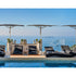 Contemporary Tuuci Ocean Master Zero Horizon outdoor parasol Casa Design Group