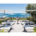 Contemporary Tuuci Ocean Master Zero Horizon outdoor parasol Casa Design Group