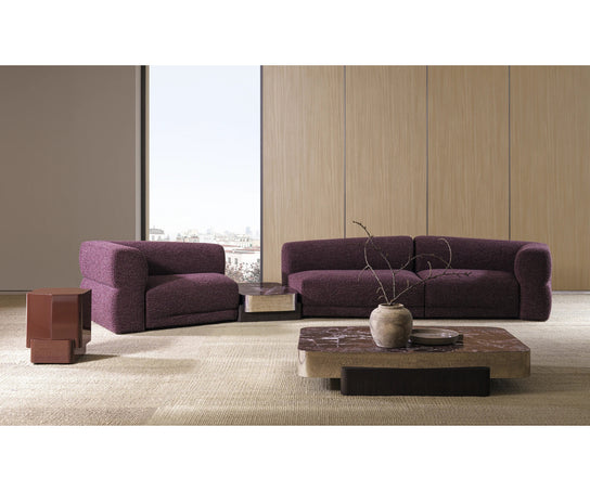Odile hexagonal coffee table by Molteni&C designed by Christophe Delcourt.
