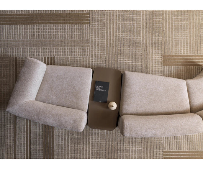 Odile hexagonal coffee table by Molteni&C designed by Christophe Delcourt.