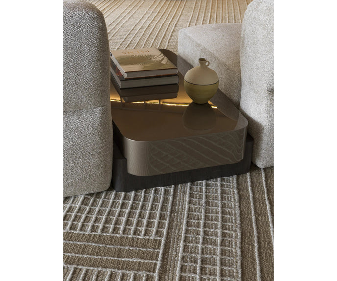 Odile hexagonal coffee table by Molteni&C designed by Christophe Delcourt.