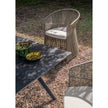 Timeless Ola Metal Rod Outdoor Dining Armchair by Potocco | Casa Design Group
