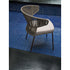 Contemporary Ola Hand-woven Outdoor Dining Side Chair by Potocco | Casa Design Group