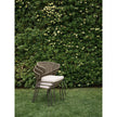 Contemporary Ola Hand-woven Outdoor Dining Side Chair by Potocco | Casa Design Group