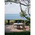 Contemporary Ola Hand-woven Outdoor Dining Side Chair by Potocco | Casa Design Group
