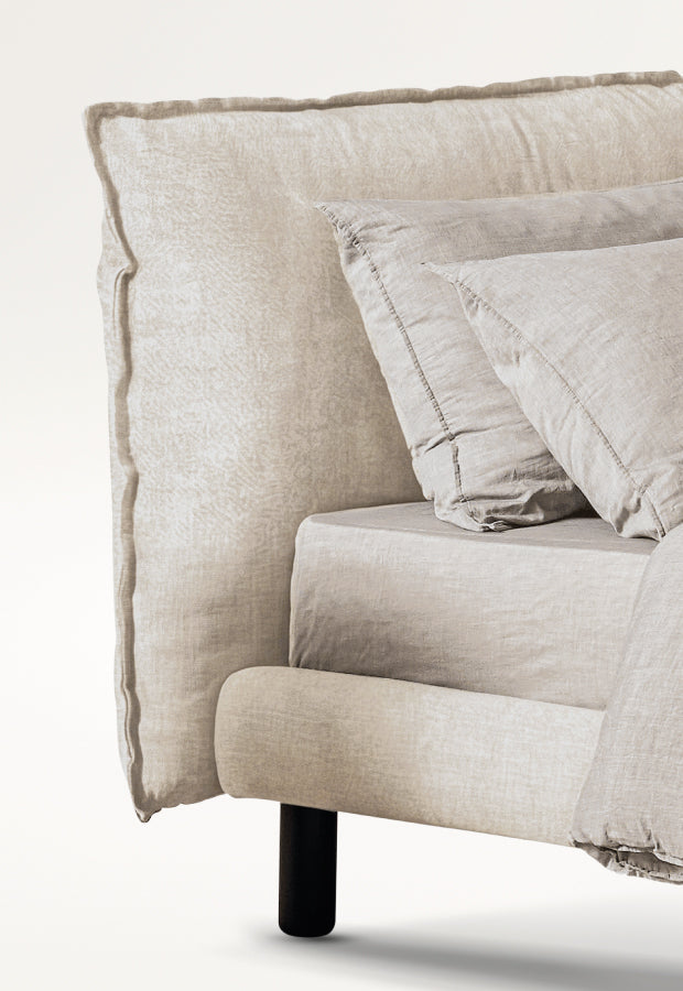 Oliver Elegant Upholstered Bed by Andrea Parisio for Meridiani | Casa Design Group