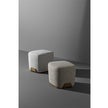 Olos elegant upholstered pouf by Mauro Lipparini | Casa Design Group