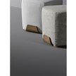 Olos elegant upholstered pouf by Mauro Lipparini | Casa Design Group